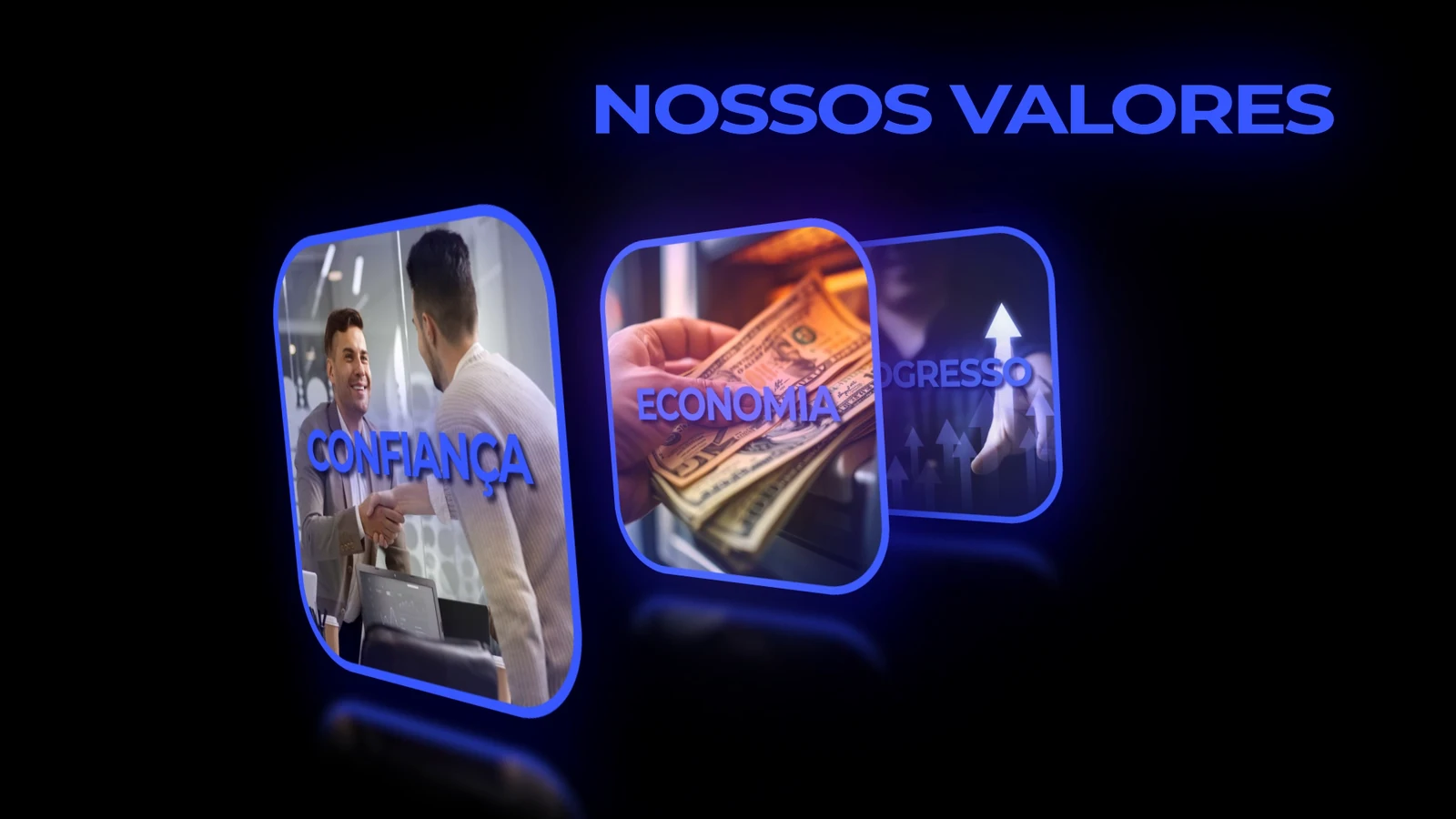 Motion graphics scene showing animated WordPress campaign visuals